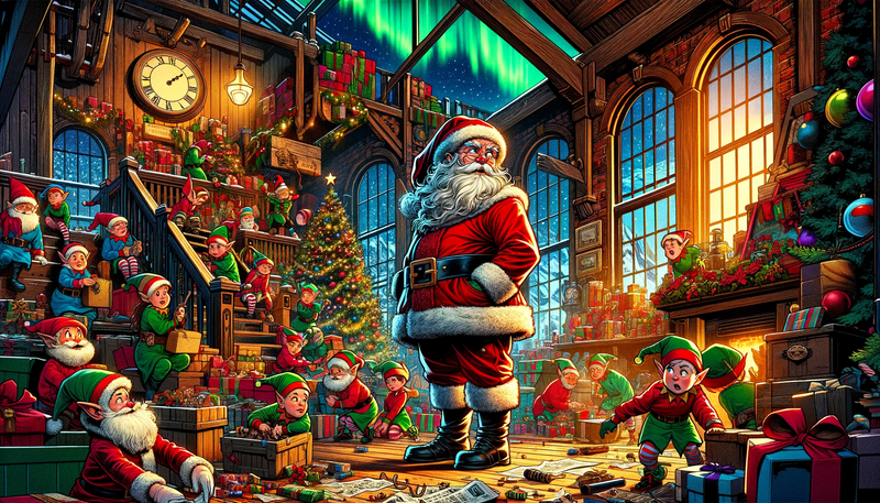Weihnachtswunder: Santa Claus' Abenteuer im VW Bulli