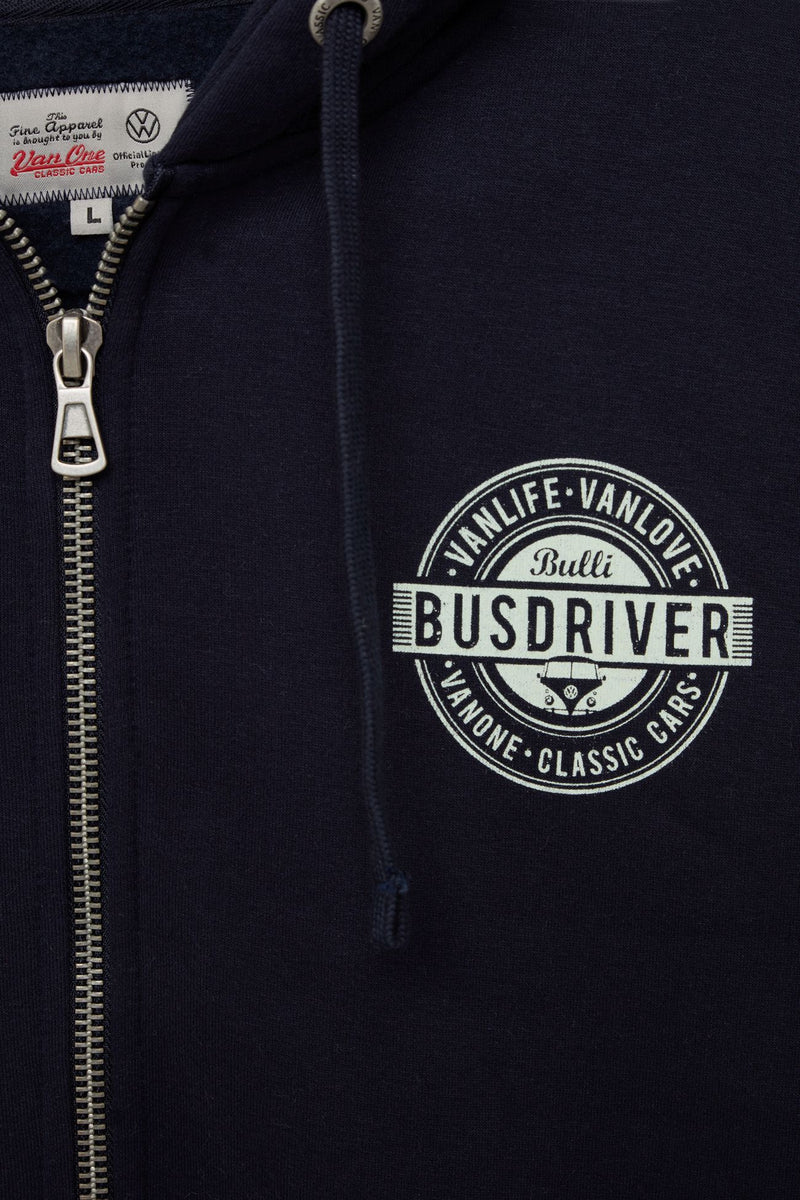 BUSDRIVER Herren Zip-Hoodie