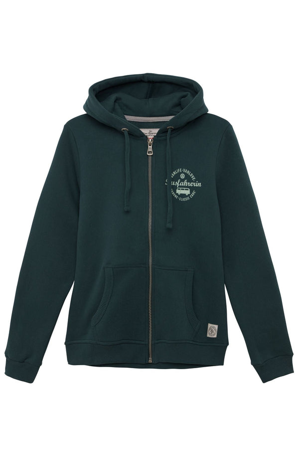 BUSFAHRERIN Damen Zip-Hoodie