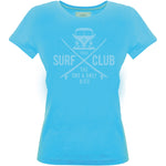 SURF CLUB Womens Shirt blue atoll cyan