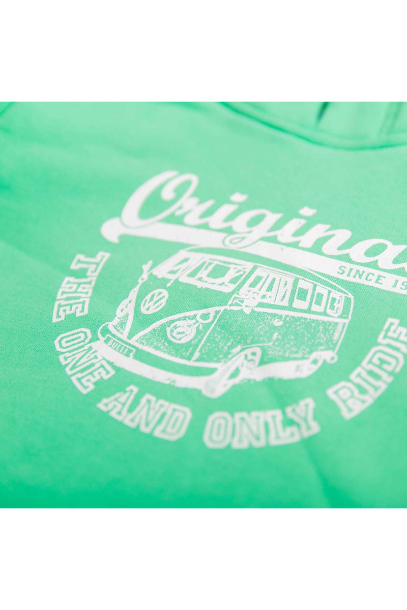 ORIGINAL RIDE VW BULLI Girls Hoodie apple green white