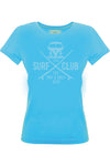 SURF CLUB Womens Shirt blue atoll cyan
