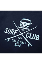 SURF CLUB Boys Hoodie navy cyan