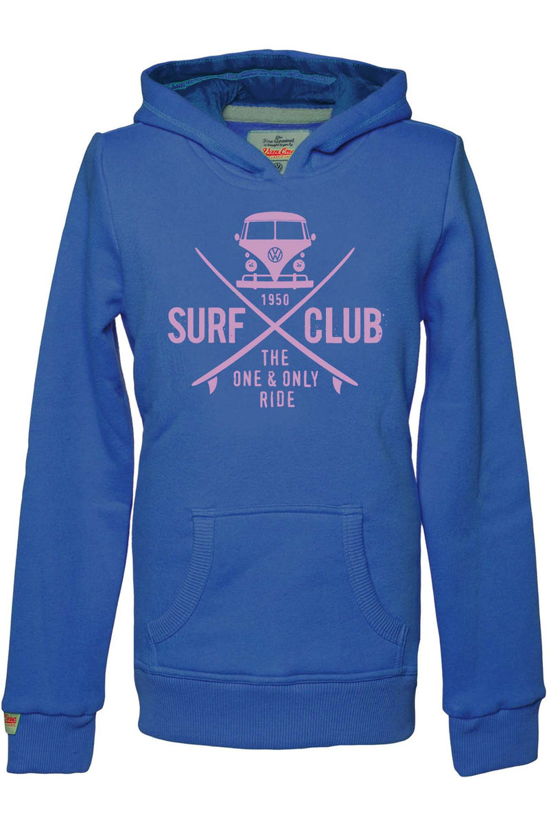 SURF CLUB Girls Hoodie daphne pink